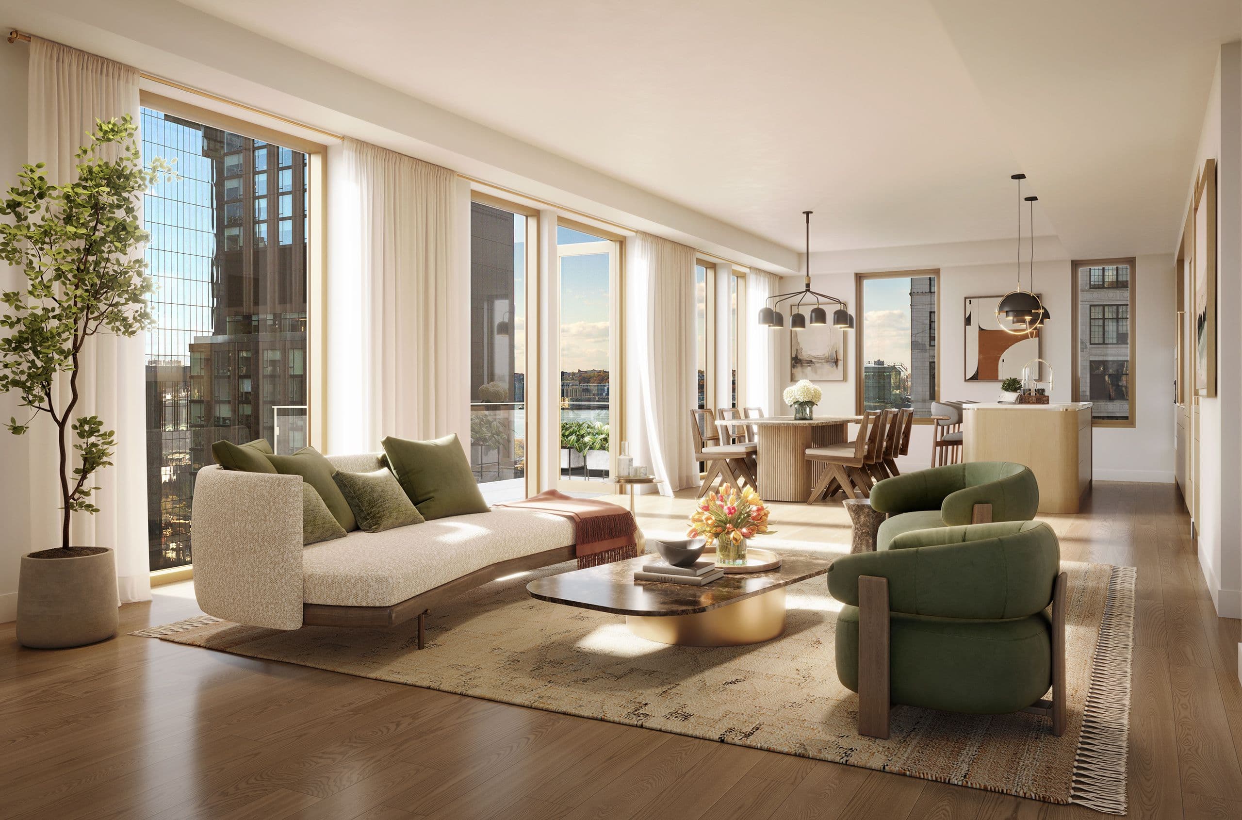 penthouse living room